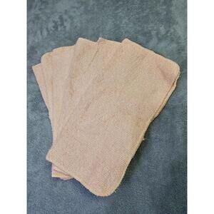 New Lot of 5 Soft Absorbent Apricot/peach wash rags